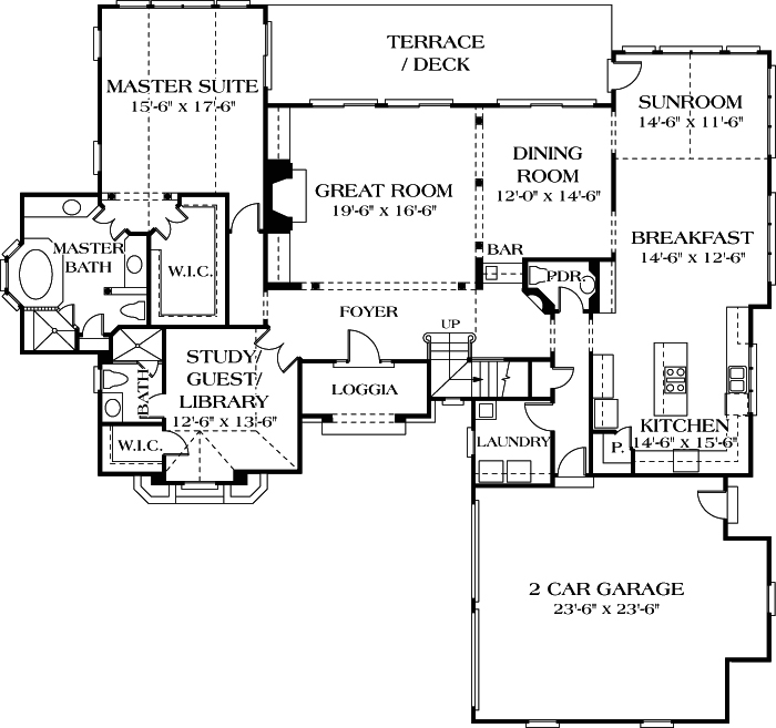 Main Floor Plan: 106-341