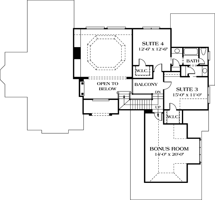 Upper/Second Floor Plan: 106-341