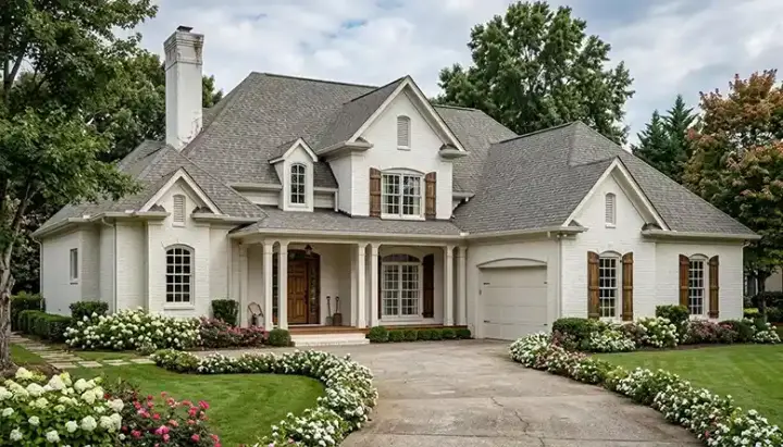 Traditional house plans 106-343 - front exterior, 3,058 sq ft, 4 bed, 3 bath house plans | Monster House Plans
