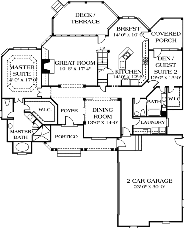 Main Floor Plan: 106-343