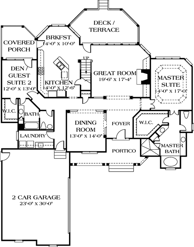 Main Floor Plan: 106-344