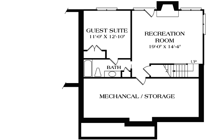 Lower Floor Plan: 106-346