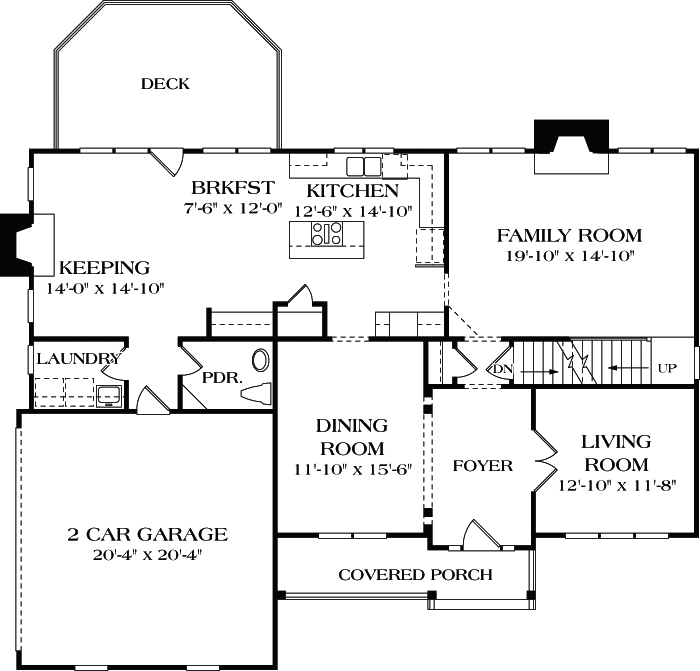 Main Floor Plan: 106-346