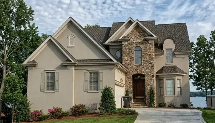 Traditional house plans 106-347 - front exterior, 4,113 sq ft, 4 bed, 4 bath house plans | Monster House Plans