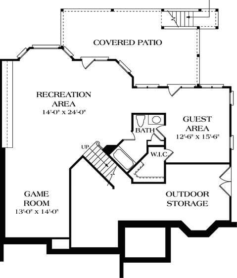 Lower Floor Plan: 106-347