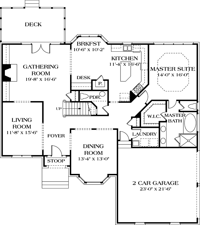 Main Floor Plan: 106-348