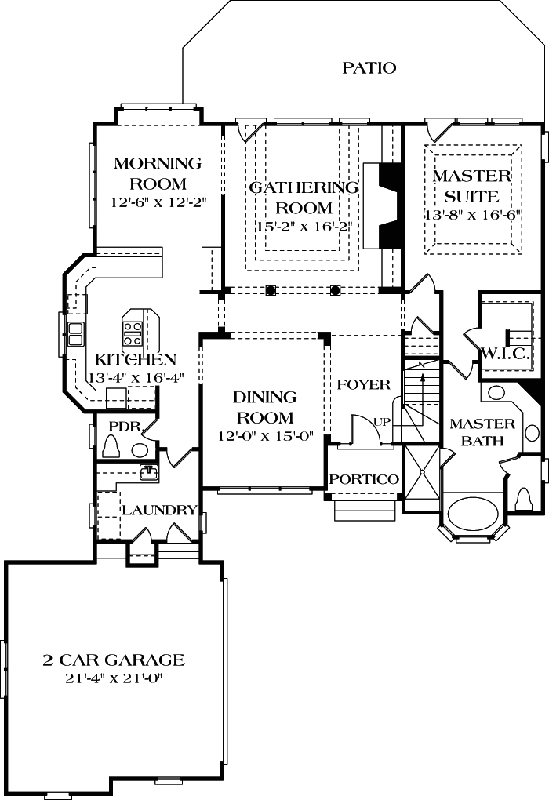 Main Floor Plan: 106-349