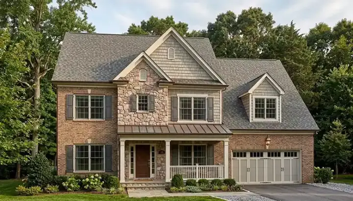 Southern Colonial house plans 106-351 - front exterior, 3,087 sq ft, 4 bed, 3 bath house plans | Monster House Plans