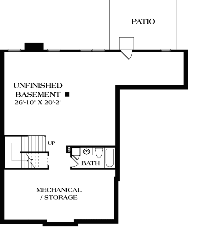 Lower Floor Plan:106-351