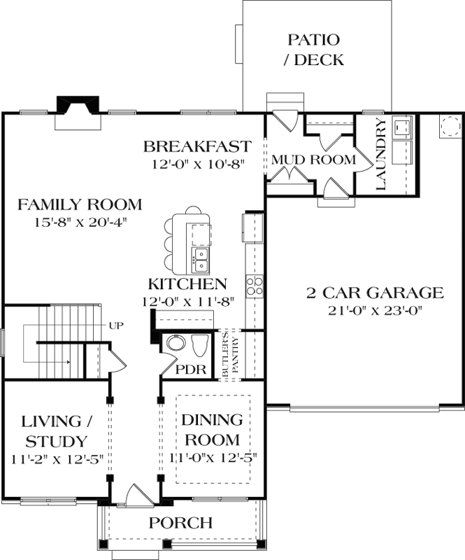 Main Floor Plan: 106-351