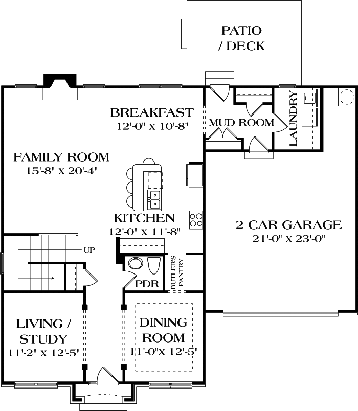 Main Floor Plan: 106-353