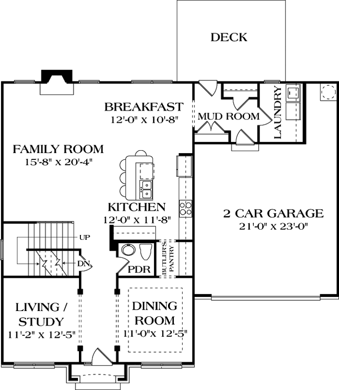 Main Floor Plan: 106-354