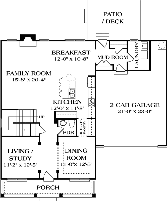 Main Floor Plan: 106-355