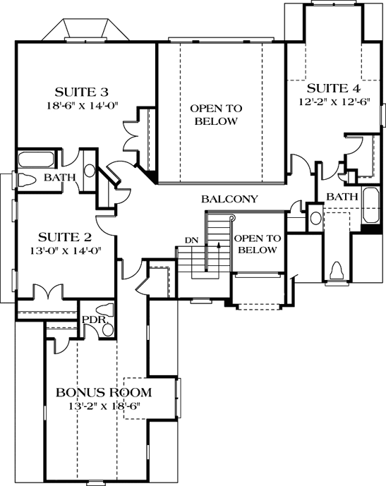 Upper/Second Floor Plan: 106-359