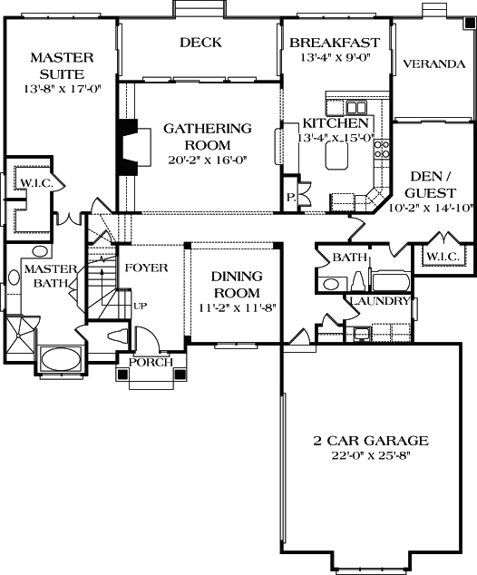 Main Floor Plan: 106-360