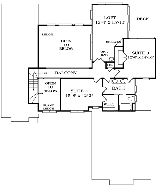 Upper/Second Floor Plan:106-360