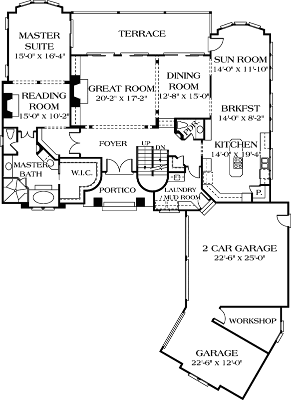 Main Floor Plan: 106-361