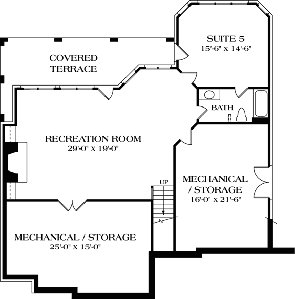 Lower Floor Plan: 106-362