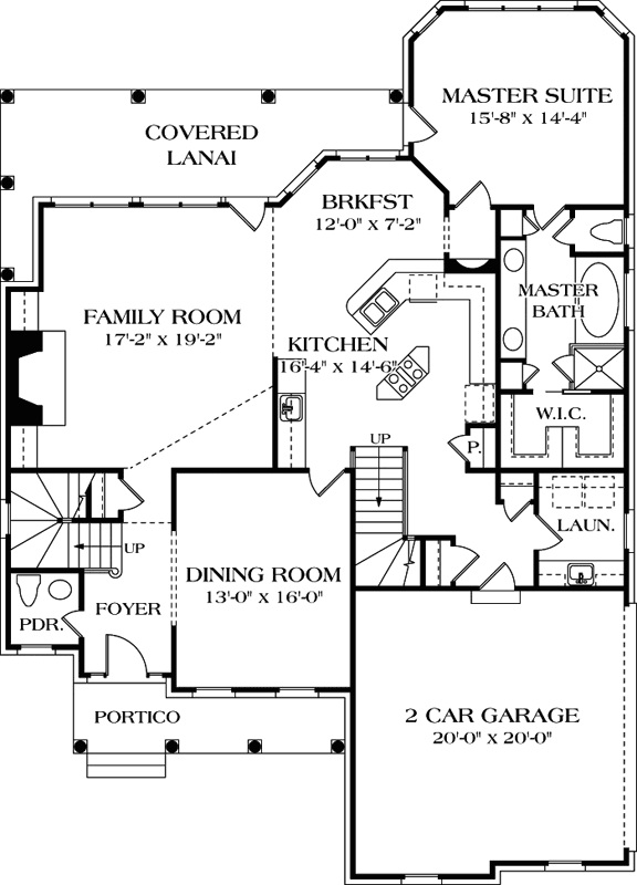 Main Floor Plan: 106-363
