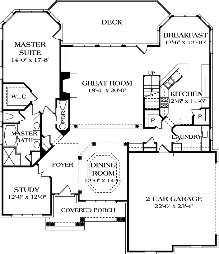 Main Floor Plan: 106-364