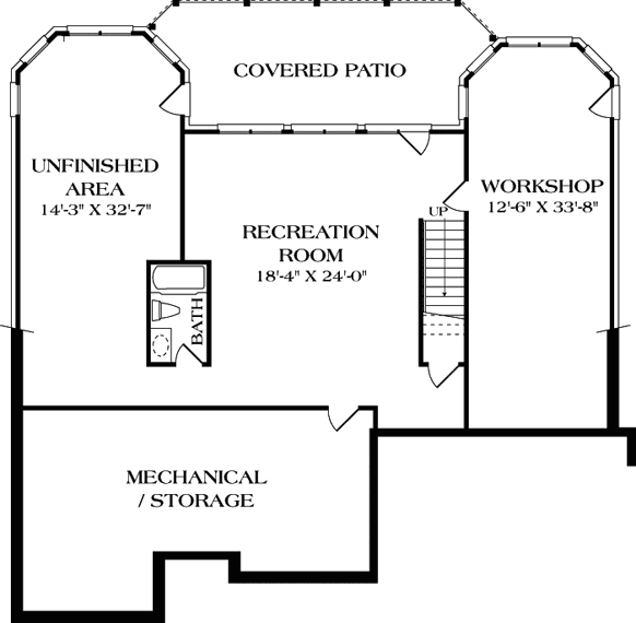Lower Floor Plan: 106-365