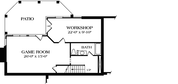 Lower Floor Plan: 106-366