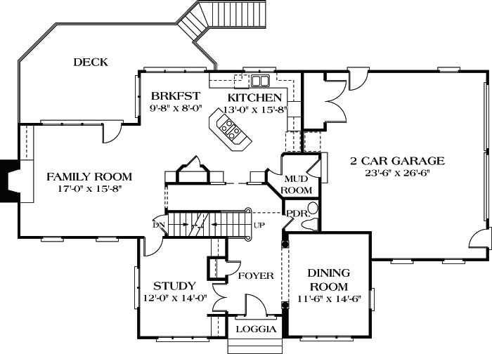 Main Floor Plan: 106-366