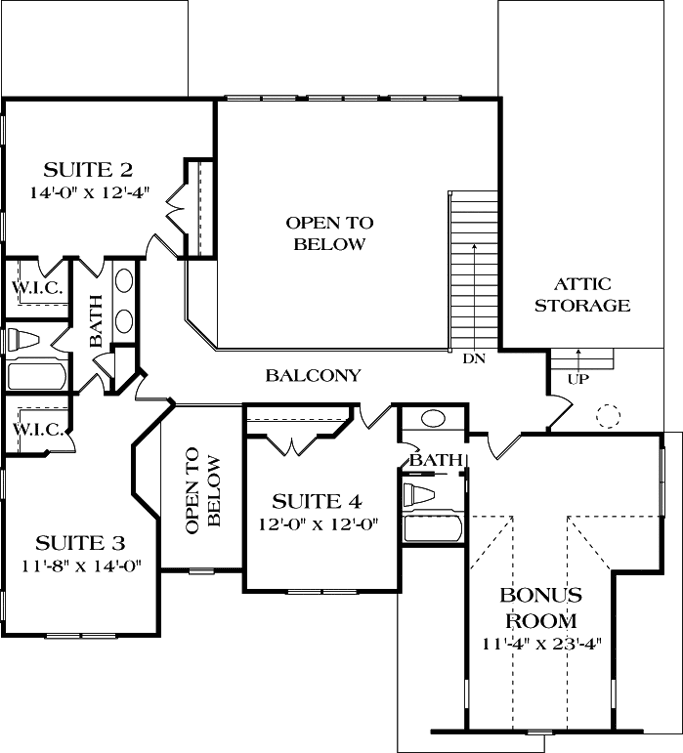 Upper/Second Floor Plan: 106-367