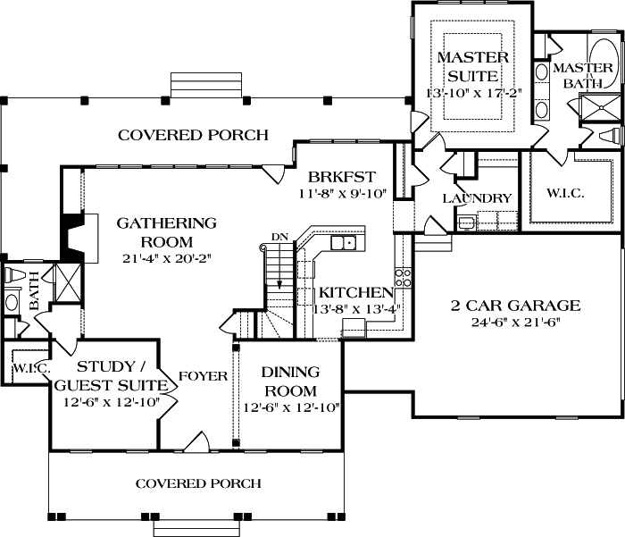 Main Floor Plan: 106-369