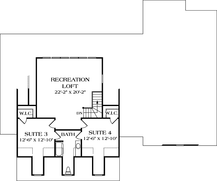 Upper/Second Floor Plan:106-369