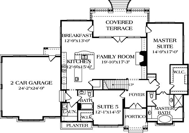 Main Floor Plan: 106-372