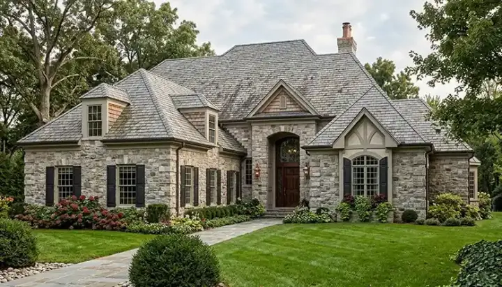 Traditional house plans 106-374 - front exterior, 3,167 sq ft, 4 bed, 3 bath house plans | Monster House Plans