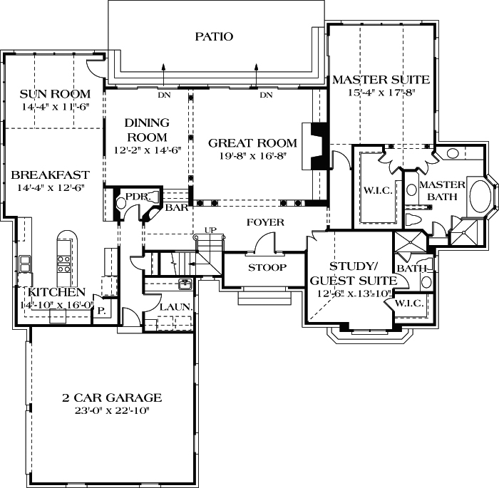 Main Floor Plan: 106-374