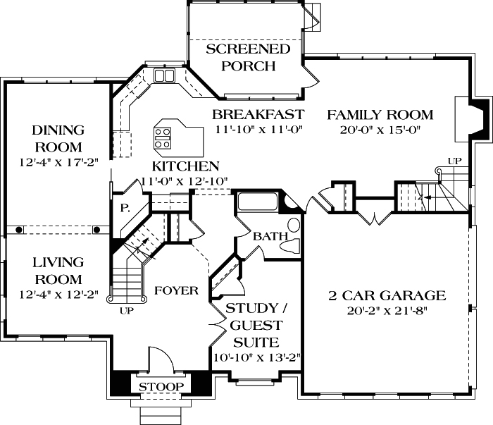 Main Floor Plan: 106-375
