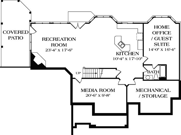 Lower Floor Plan:106-376