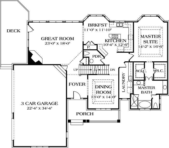 Main Floor Plan: 106-376