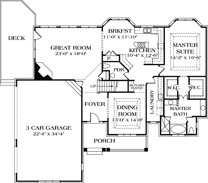 Main Floor Plan: 106-377