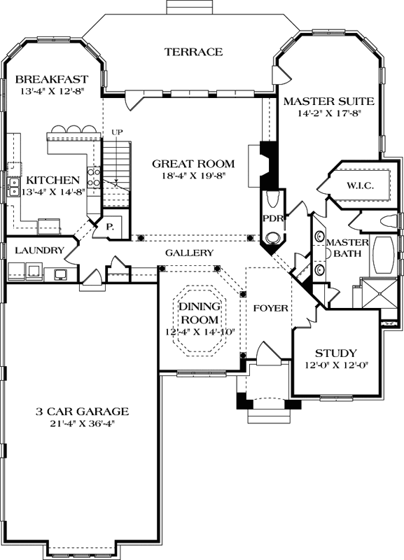 Main Floor Plan: 106-378