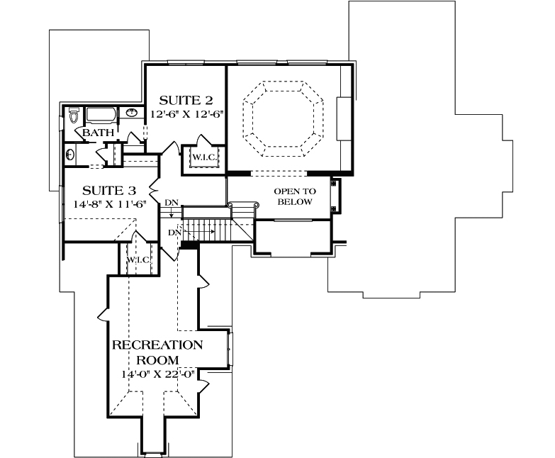 Upper/Second Floor Plan: 106-379