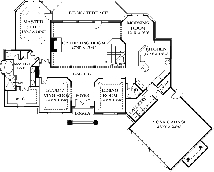 Main Floor Plan: 106-380