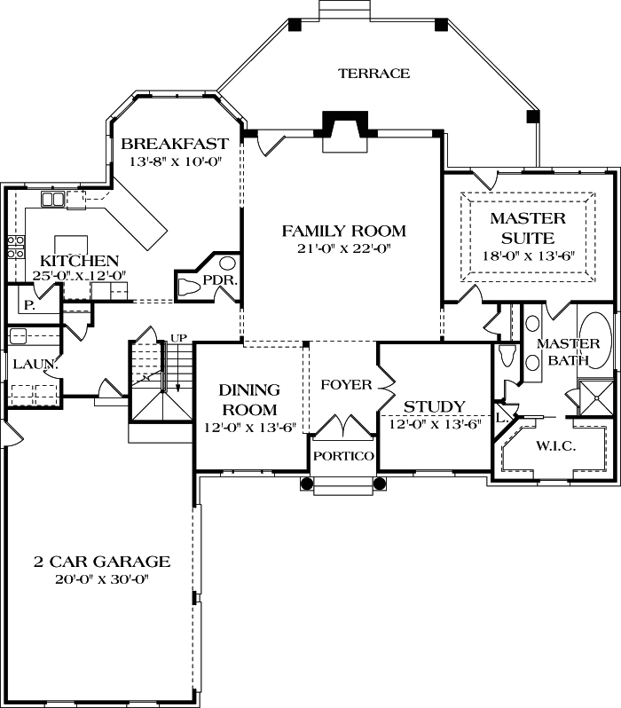Main Floor Plan: 106-382