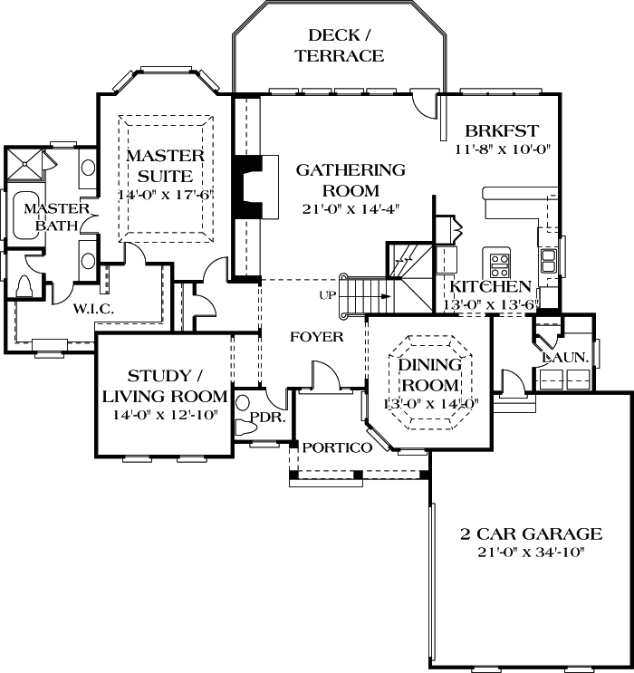 Main Floor Plan: 106-383