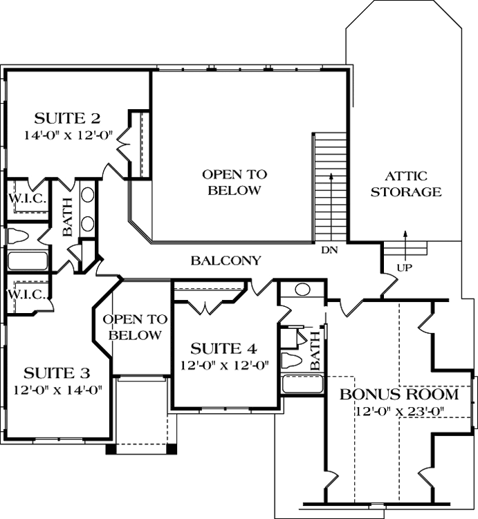 Upper/Second Floor Plan: 106-384