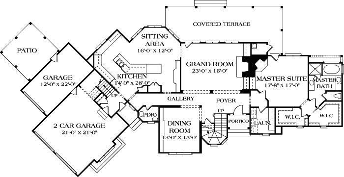 Main Floor Plan: 106-385