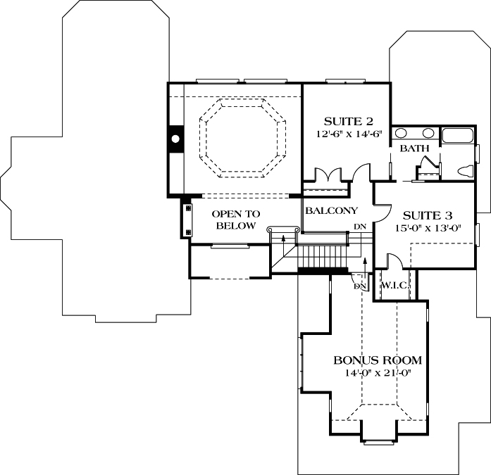 Upper/Second Floor Plan: 106-387