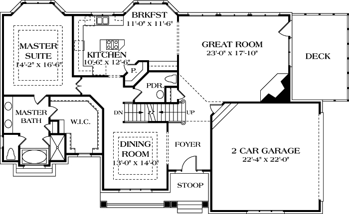 Main Floor Plan: 106-392