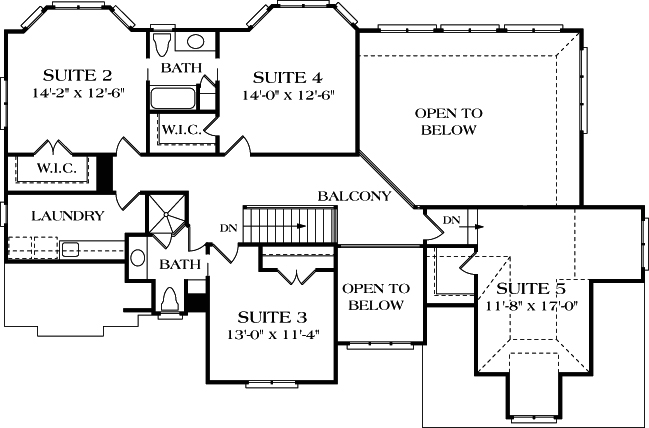 Upper/Second Floor Plan: 106-392