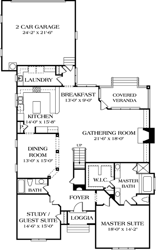 Main Floor Plan: 106-393