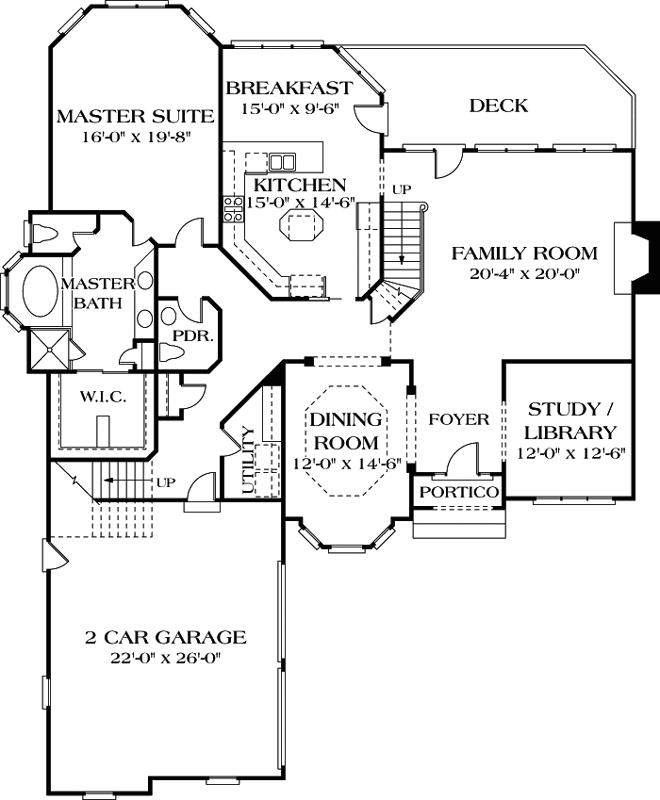 Main Floor Plan: 106-394