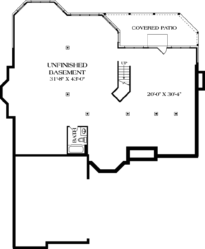 Lower Floor Plan: 106-395